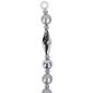 Northlight Seasonal Shiny & Matte Silver Beaded Christmas Garland - image 6