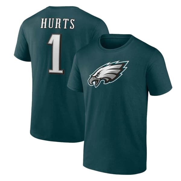 Mens NFL Fanatics Philadelphia Eagles Hurts Icon Tee