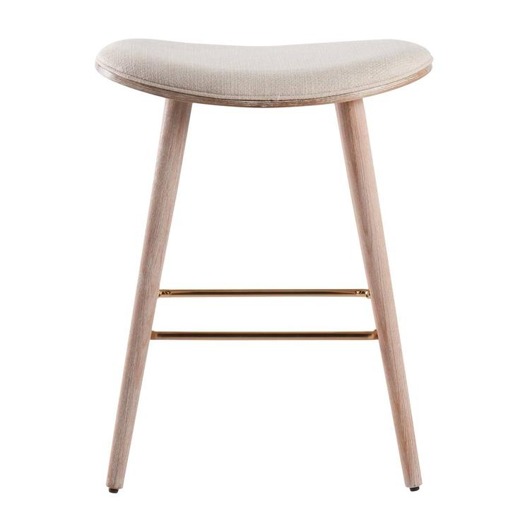 LumiSource Saddle Contemporary Counter Stools - Set of 2