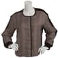 Womens Nicole Miller Checkered Studded Jacket w/Piping - image 1