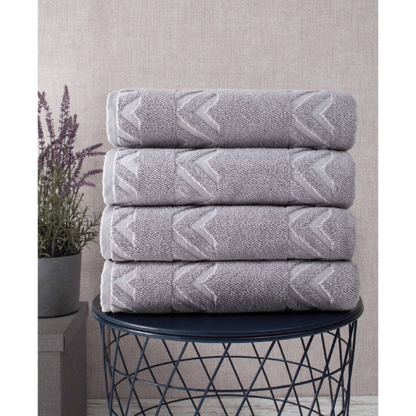 Ozan Premium Home Turkish Cotton Sovrano Luxury 4pc. Bath Towels - image 