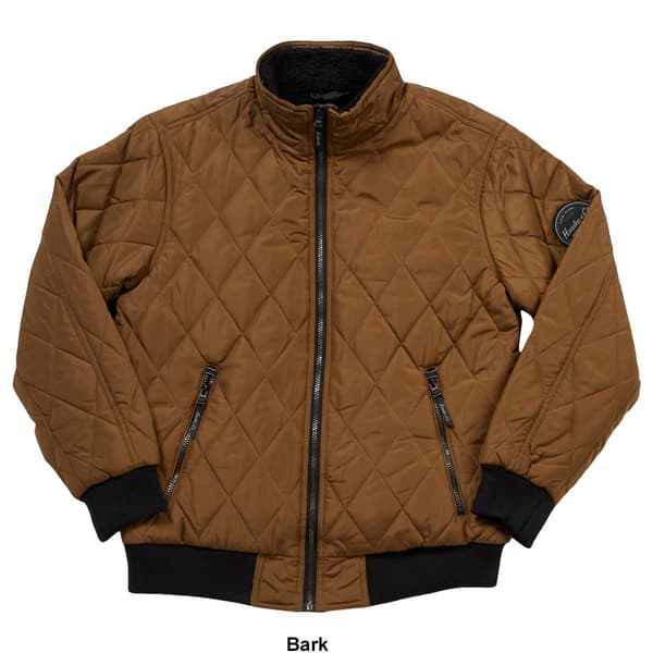 Mens Hawke & Co. Quilted Bomber Coat