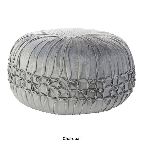 Nourison Velvet Pouf