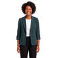 Womens AK Anne Klein Roll Tab One Button Notch Collar Blazer - image 1
