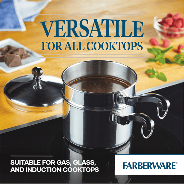 Farberware® Classic Series 2qt. Double Boiler and Saucepan