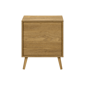 Monarch Specialties Light Walnut Seagrass-Look Accent Table - image 5