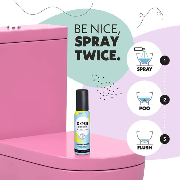 Oopsie Poopsie Morning Shower Odor Spray