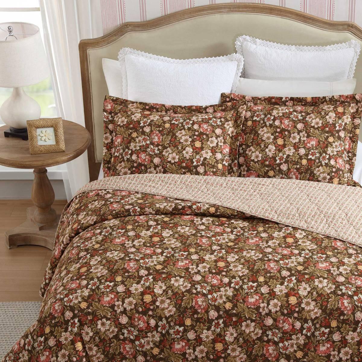 Laura Ashley Marta Cotton Quilt Set