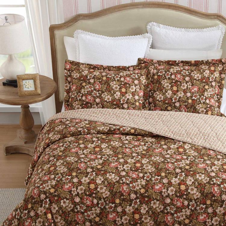 Laura Ashley Marta Cotton Quilt Set