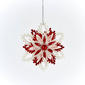 Plastic Glitter Snowflake Ornament - image 1