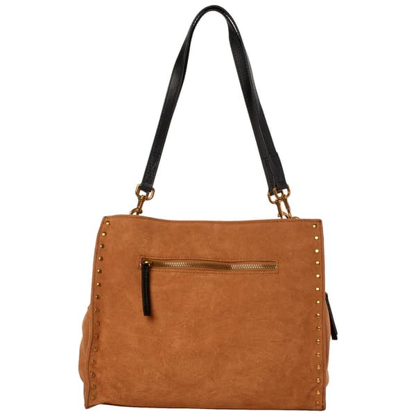 American Leather Co. Lenox Stud Satchel
