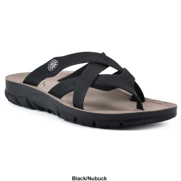 Womens Cliffs by White Mountain Banksy Slide Strappy Sandals