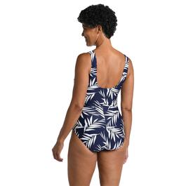 Womens Maxine Gold Leaf Scoop Back One Piece Swimsuit