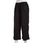 Womens Briggs 23in. Pull On Solid Linen Capris - image 1