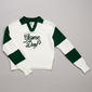 Girls (7-16) Jolie & Joy Long Sleeve Game Day Collared Sweater - image 1