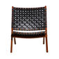 9th & Pike® Black Wood Contemporary Folding Chair - image 2