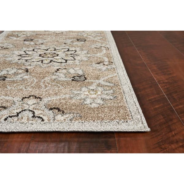 KAS Lucia Beige Grey Verona Rectangular Rug