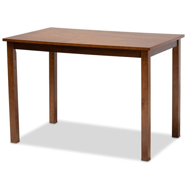 Baxton Studio Erion Dark Brown Finished Wood 5pc. Dining Set