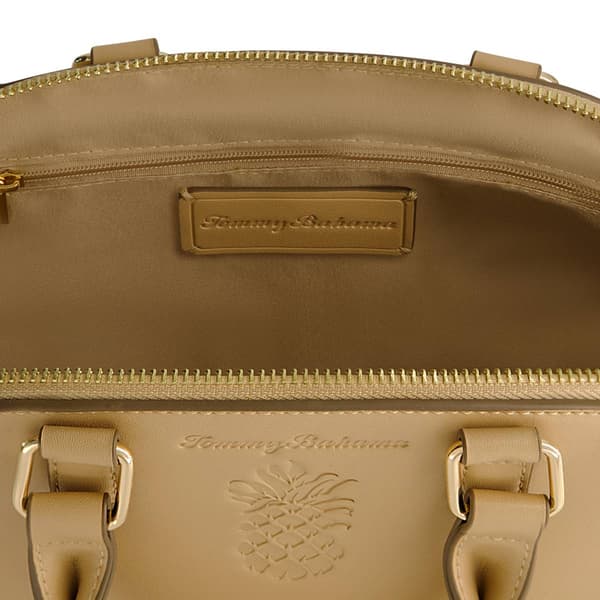Tommy Bahama Large Satchel w/ Straw Accents
