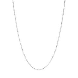 30in. Sterling Silver Bead Chain Necklace