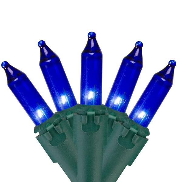 Northlight Seasonal 21.5ft. Blue Christmas Lights - Green Wire - image 
