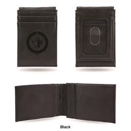 Mens NHL Winnipeg Jets Faux Leather Front Pocket Wallet