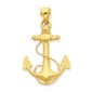 Gold Classics&#40;tm&#41; 14k. 2-D Anchor & Rope Pendant - image 1