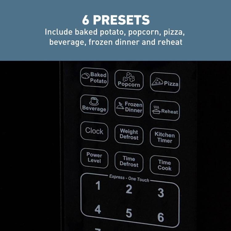 West Bend 1.1 cu. ft. Touch Microwave