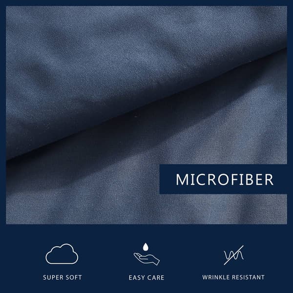 Nautica Solid Microfiber 5pc. Bed In A Bag Set