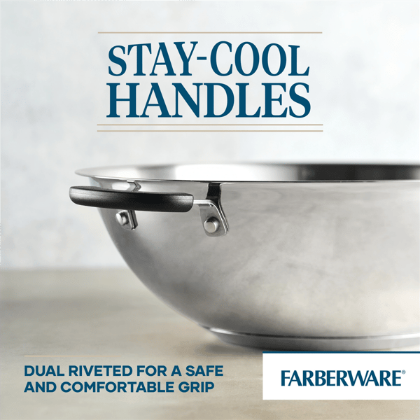 Farberware® Brilliance 14in. Stainless Steel Wok