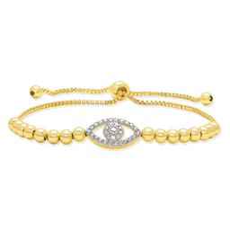 Accents by Gianni Argento Evil Eye Bead Adjustable Bracelet