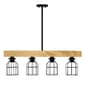 Lalia Home Barnlitt 4 Light Farmhouse Beam Pendant Light Fixture - image 2