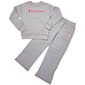 Girls (7-16) Champion® Fleece Lined Script Crew w/ Wide Leg Pants - image 2