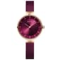 Womens BERING Solar Purple & Rose Gold Bracelet Watch - 14631-969 - image 1