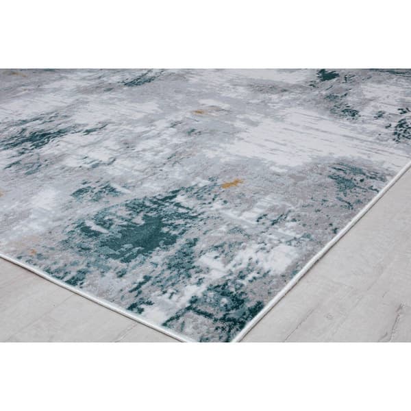 Rugs America&#8482; Samina Silver Cloud Vintage Rectangle Area Rug