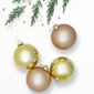 Northlight 4ct. Gold 2-Finish Christmas Ball Glass Ornaments - image 4