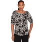 Petites Skyes the Limit Spicy Graphic Printed Square Neck Top - image 1