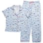 Womens Jaclyn Short Sleeve Bibi Travel Pajama Set - image 1