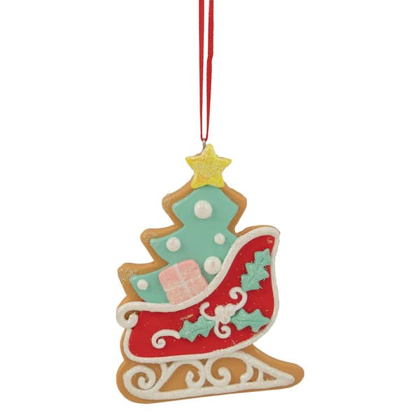 Northlight Seasonal 3.5in. Christmas Sleigh Cookie Ornament - image 