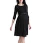 Womens Glow &amp; Grow(R) Pleated Maternity Midi Dress - image 1