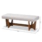 Baxton Studio Theo Bench - image 7