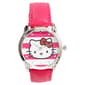 Womens Hello Kitty(R) Face Stripe Dial Watch - image 1