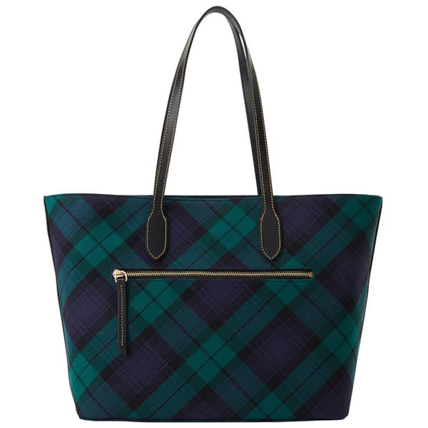 Dooney &amp; Bourke Tartan Tote - Blue