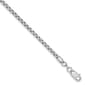 Gold Classics™ 2.45mm. White Gold Semi-Solid Box Necklace - image 2