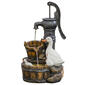 Resin Ducks w/ Pump & Barrels Fountain - image 1