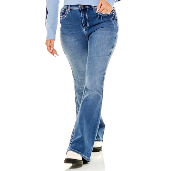 Juniors Gogo Jeans Bling Bootcut Jeans - image 