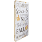 Northlight Pumpkin Spice Everything Nice Fall Wooden Wall Sign - image 5