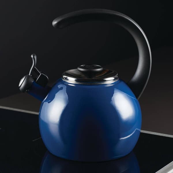 Circulon&#174; 2qt. Enamel on Steel Whistling Teakettle