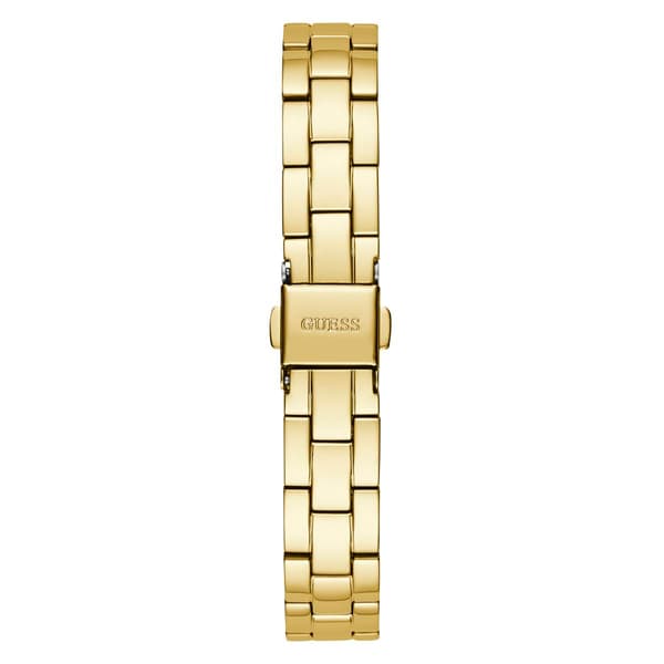 Womens Guess Plated Gold Case with Champagne Dial Watch-GW0384L2