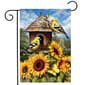 Briarwood Lane Goldfinches & Sunflowers Garden Flag - image 1